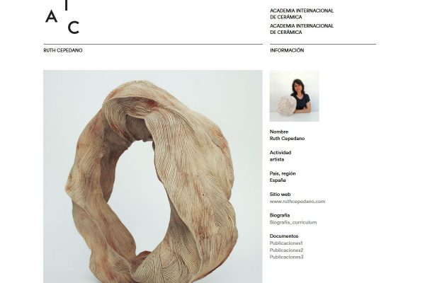 Ingrés a l’Acadèmia Internacional de Ceràmica